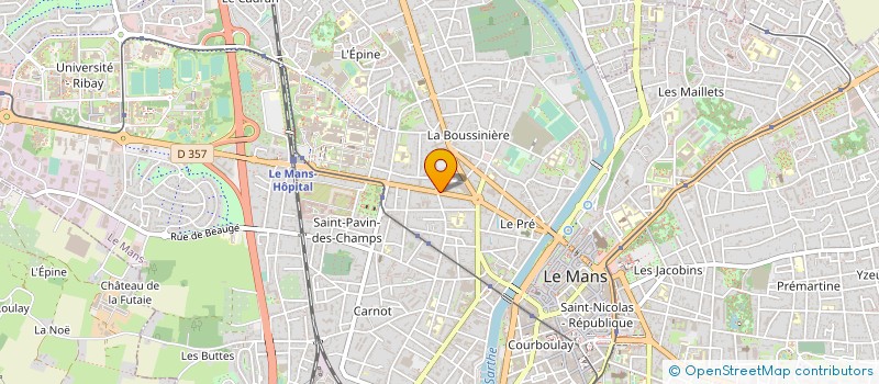 localisation de l'entreprise MONSIEUR JEROME JUMEAUX  LE MANS