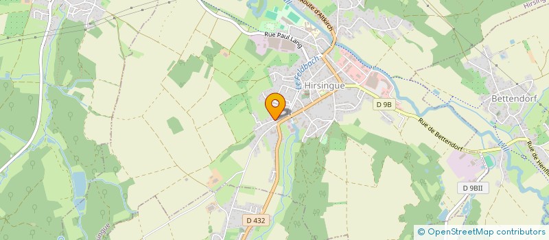 localisation de l'entreprise MONSIEUR JEROME JUND  HIRSINGUE