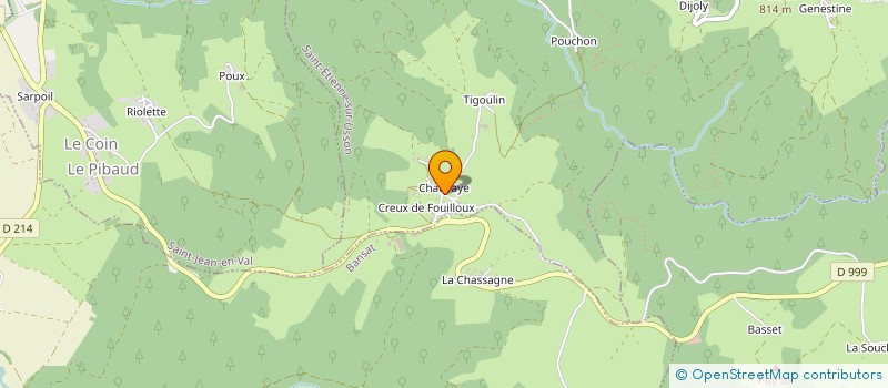 localisation de l'entreprise MONSIEUR JEROME JURY  SAINT-ETIENNE-SUR-USSON