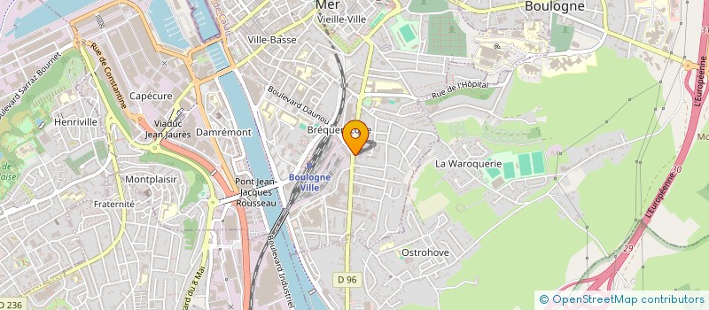 localisation de l'entreprise MONSIEUR JEROME JUSTIN à BOULOGNE-SUR-MER