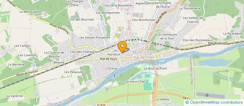 localisation de l'entreprise MONSIEUR JEROME JUVENAL  MONTRICHARD-VAL-DE-CHER