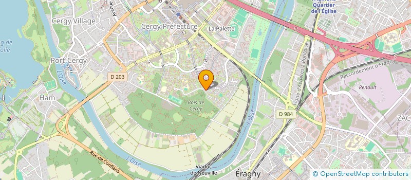 localisation de l'entreprise MONSIEUR JEROME KARR  CERGY