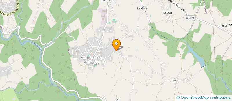localisation de l'entreprise MONSIEUR JEROME KARSENTY  VERNOSC-LES-ANNONAY
