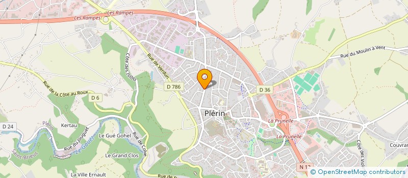 localisation de l'entreprise MONSIEUR JEROME KERHARDY à PLERIN