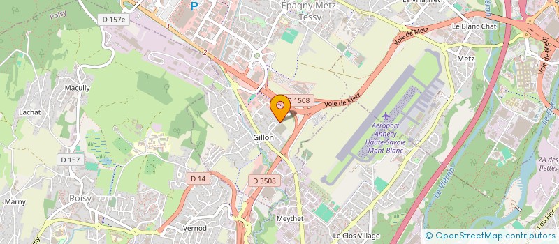 localisation de l'entreprise MONSIEUR JEROME KERRINCKX  EPAGNY METZ-TESSY