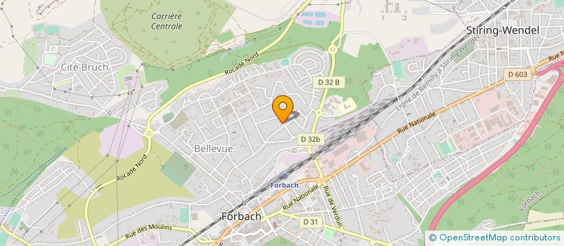 localisation de l'entreprise MONSIEUR JEROME KIEFFER  HOCHFELDEN