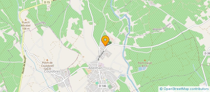 localisation de l'entreprise MONSIEUR JEROME KOLODZIEJ  ABEILHAN