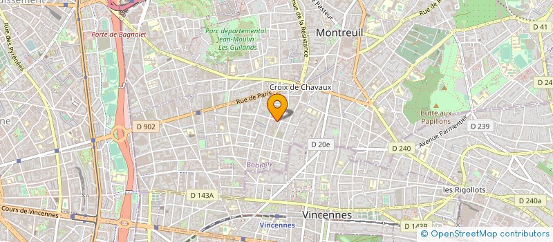 localisation de l'entreprise MONSIEUR JEROME KORNICKI à MONTREUIL