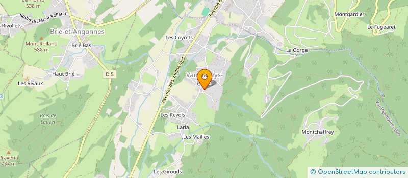 localisation de l'entreprise MONSIEUR JEROME KRIEF  VAULNAVEYS-LE-BAS