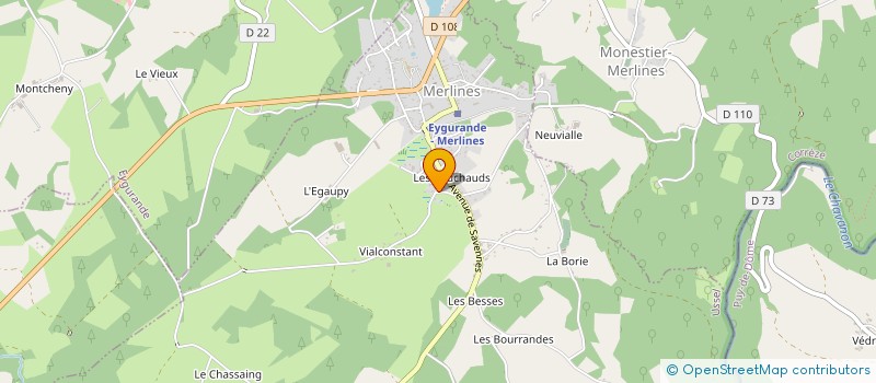 localisation de l'entreprise MONSIEUR JEROME KROLIK  MERLINES