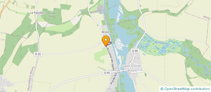 localisation de l'entreprise MONSIEUR JEROME KUZNIEWICZ  SAINT-CHRIST-BRIOST