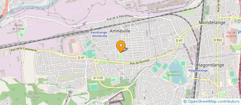 localisation de l'entreprise MONSIEUR JEROME LABBE  AMNEVILLE