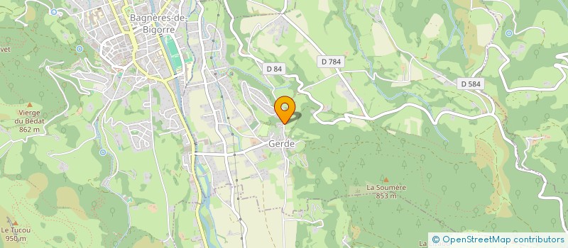 localisation de l'entreprise MONSIEUR JEROME LABBE  GERDE