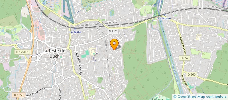 localisation de l'entreprise MONSIEUR JEROME LABBE à LA TESTE-DE-BUCH