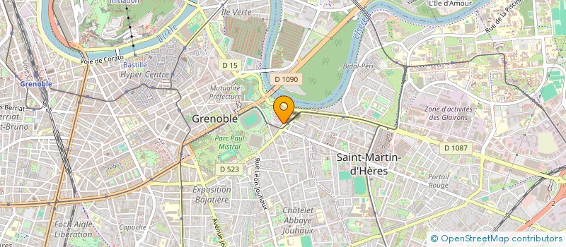 localisation de l'entreprise MONSIEUR JEROME LABEAUME  GRENOBLE