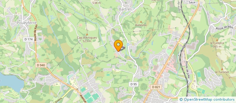 localisation de l'entreprise MONSIEUR JEROME LABORDE  BARTRES