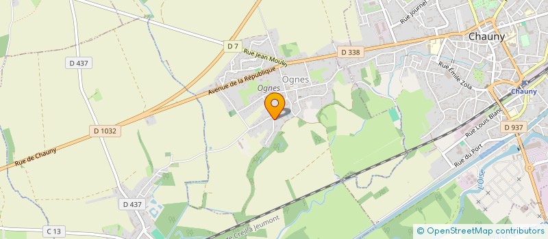 localisation de l'entreprise MONSIEUR JEROME LABOUE  OGNES