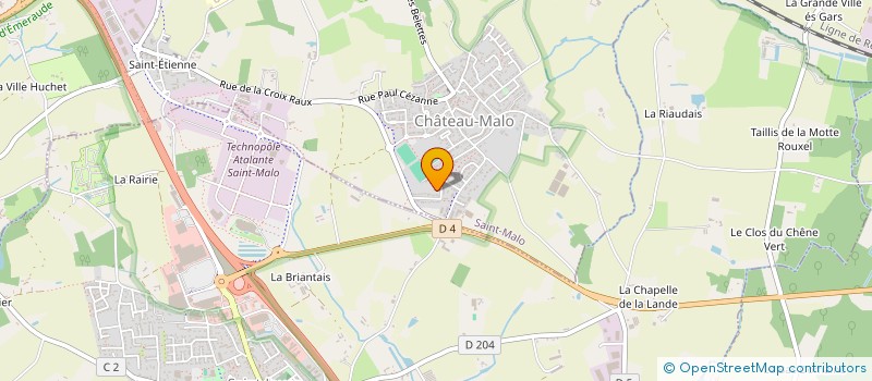 localisation de l'entreprise MONSIEUR JEROME LABRACHERIE  SAINT-MALO