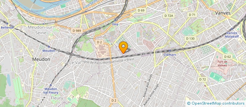 localisation de l'entreprise MONSIEUR JEROME LABUSSIERE à ISSY-LES-MOULINEAUX