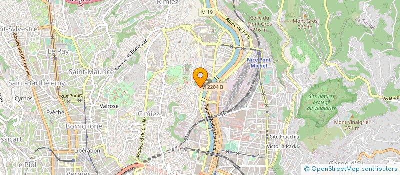 localisation de l'entreprise MONSIEUR JEROME LACORRE  NICE