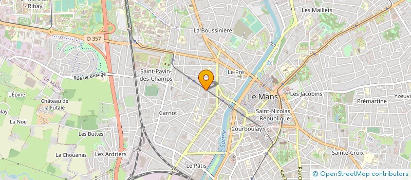 localisation de l'entreprise MONSIEUR JEROME LACOUR  LE MANS