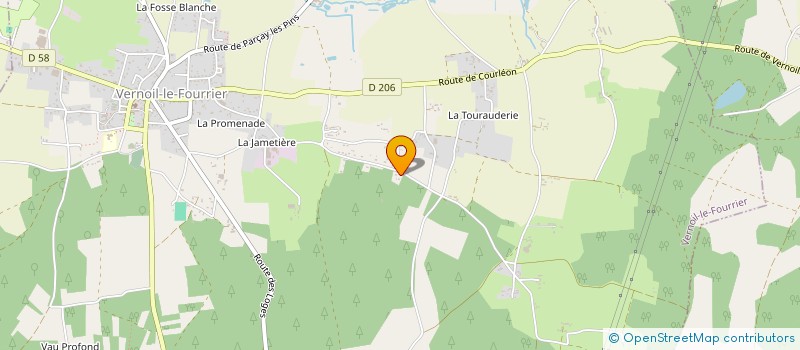 localisation de l'entreprise MONSIEUR JEROME LACRAMPE  VERNOIL-LE-FOURRIER