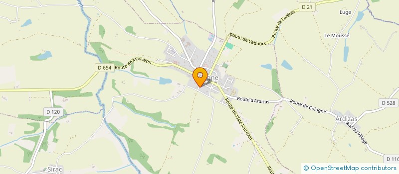 localisation de l'entreprise MONSIEUR JEROME LADEVEZE  COLOGNE