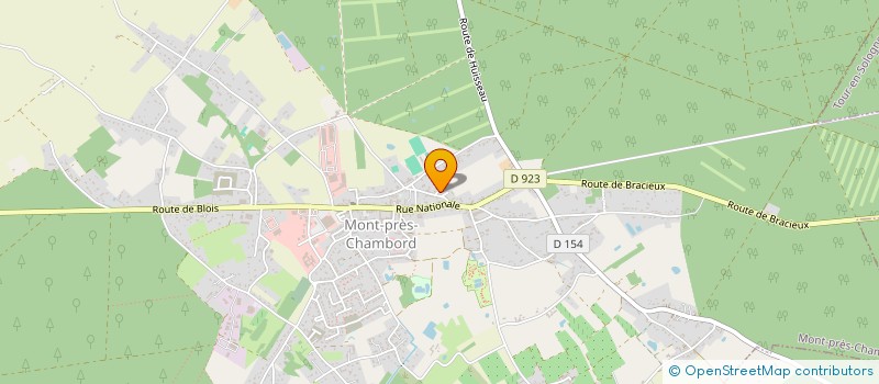 localisation de l'entreprise MONSIEUR JEROME LAFARGE  CHAMBORD