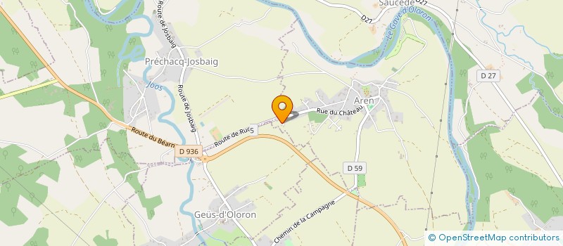 localisation de l'entreprise MONSIEUR JEROME LAFFAY  SALIES-DE-BEARN