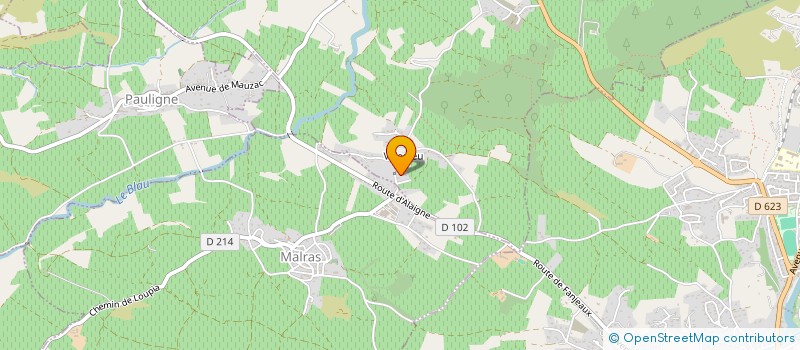 localisation de l'entreprise MONSIEUR JEROME LAFFONT  GAJA-ET-VILLEDIEU