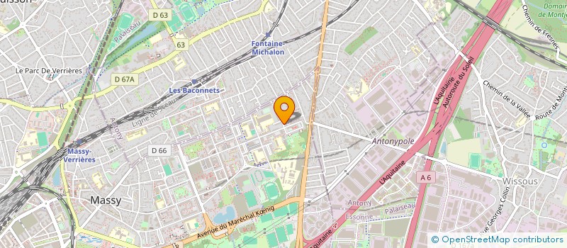localisation de l'entreprise MONSIEUR JEROME LAGLOIRE  MASSY