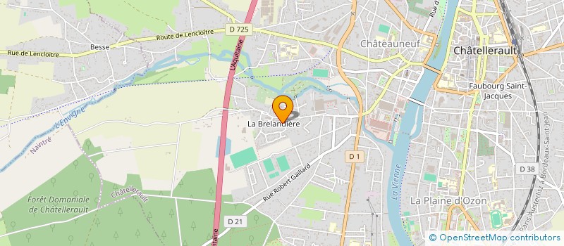 localisation de l'entreprise MONSIEUR JEROME LAGNY  CHATELLERAULT