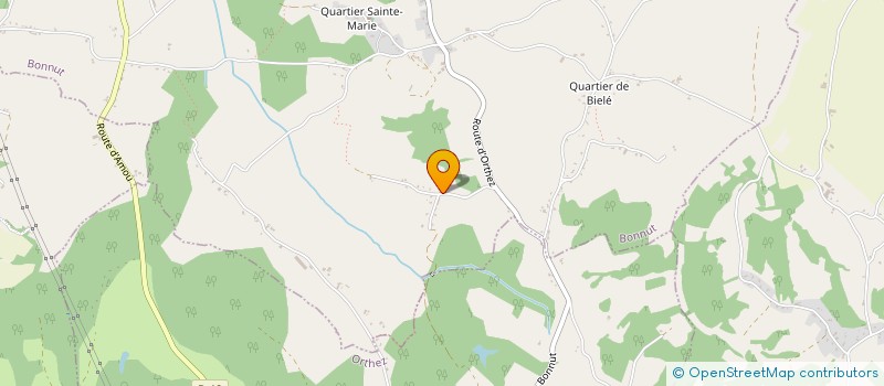 localisation de l'entreprise MONSIEUR JEROME LAHITETTE  BONNUT