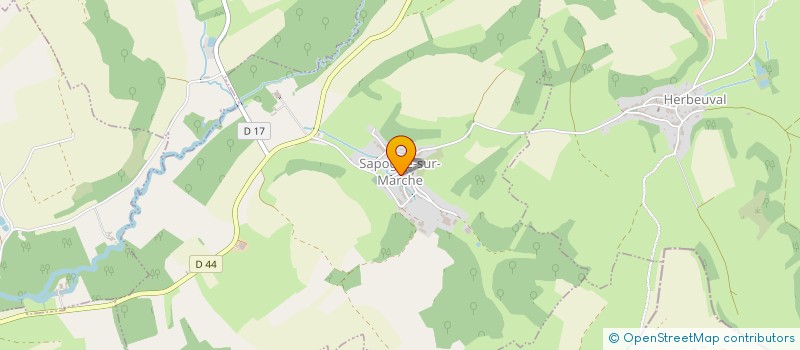 localisation de l'entreprise MONSIEUR JEROME LAHURE  SAPOGNE-SUR-MARCHE