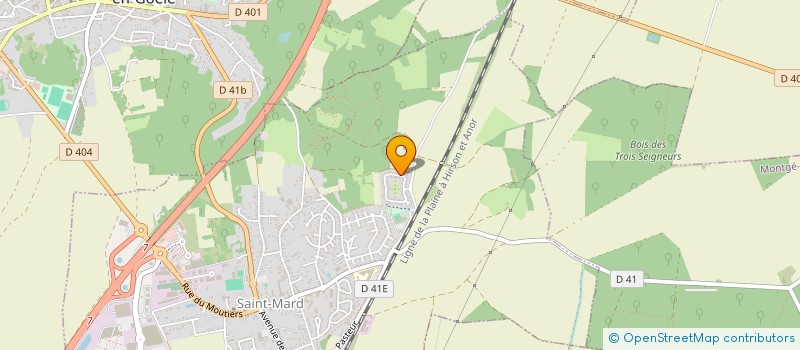 localisation de l'entreprise MONSIEUR JEROME LAINE  SAINT-MARD