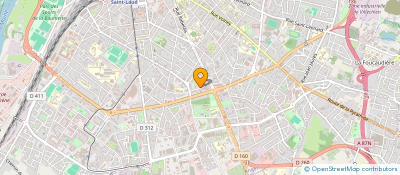 localisation de l'entreprise MONSIEUR JEROME LAISNE à ANGERS