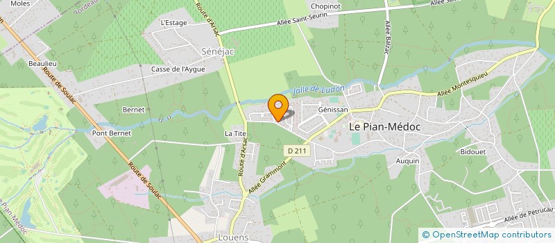 localisation de l'entreprise MONSIEUR JEROME LAMBART  LE PIAN-MEDOC