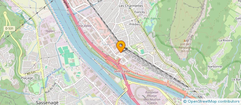 localisation de l'entreprise MONSIEUR JEROME LAMBERT  SAINT-EGREVE