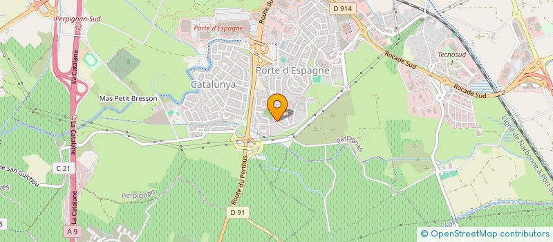 localisation de l'entreprise MONSIEUR JEROME LAMBERT  PERPIGNAN