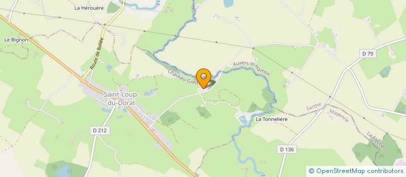 localisation de l'entreprise MONSIEUR JEROME LAMBERT  SAINT-LOUP-DU-DORAT