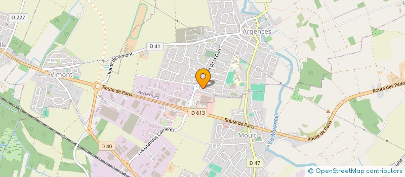 localisation de l'entreprise MONSIEUR JEROME LAMI  ARGENCES