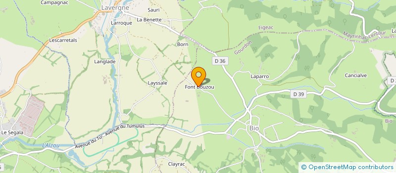 localisation de l'entreprise MONSIEUR JEROME LAMOTHE  BIO