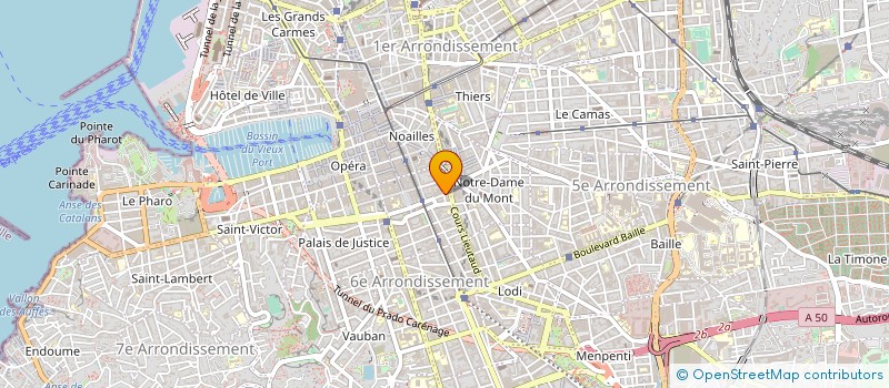 localisation de l'entreprise MONSIEUR JEROME LAMURE à MARSEILLE