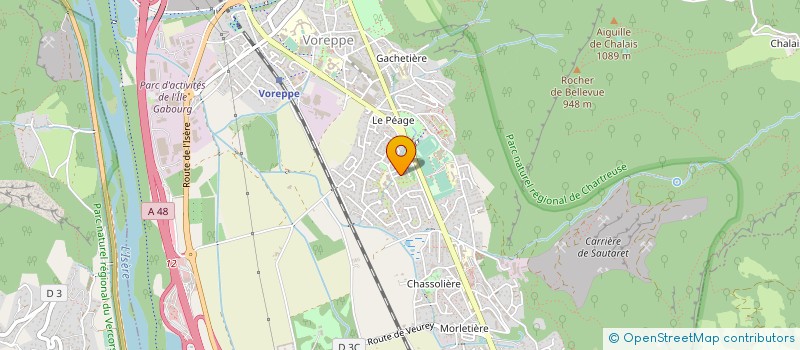 localisation de l'entreprise MONSIEUR JEROME LANDRIVON  VOREPPE