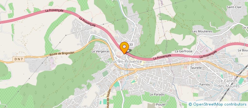 localisation de l'entreprise MONSIEUR JEROME LANDRO  LE LUC