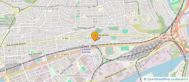 localisation de l'entreprise MONSIEUR JEROME LANDURE à LE HAVRE