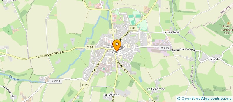 localisation de l'entreprise MONSIEUR JEROME LANFRANCONI  LES MONTS D'AUNAY