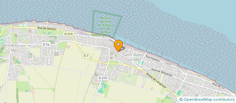 localisation de l'entreprise MONSIEUR JEROME LANLLIER  SAINT-AUBIN-SUR-MER