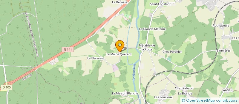 localisation de l'entreprise MONSIEUR JEROME LANNET  PRANZAC