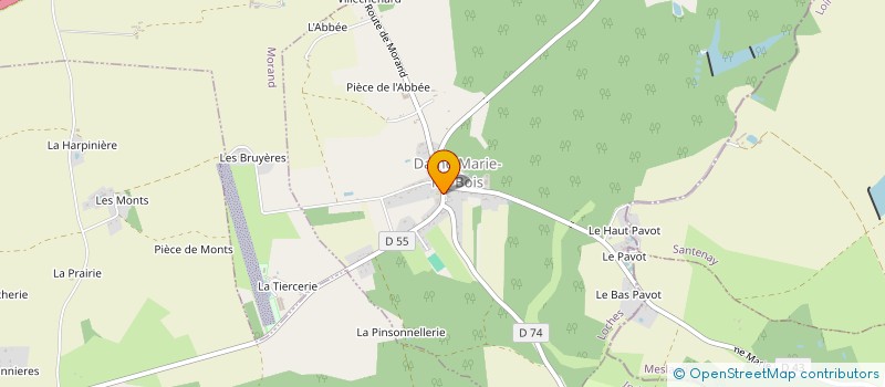 localisation de l'entreprise MONSIEUR JEROME LANNIER  DAME-MARIE-LES-BOIS